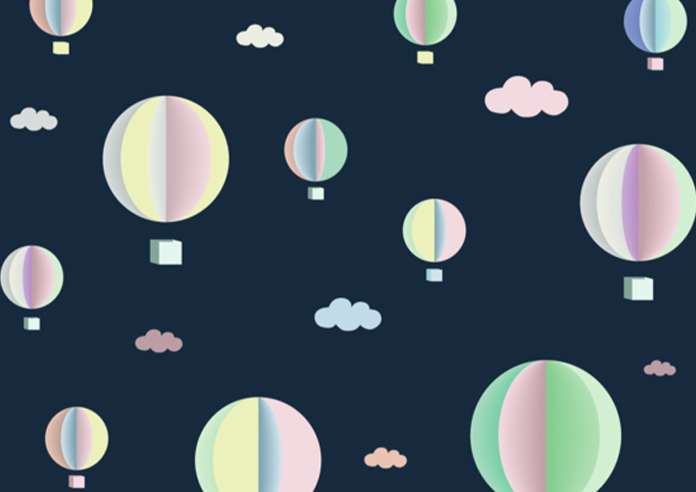 Childrens Roller (Blackout), 4666 Hot Air Balloons - VELUX Loft Blind - Image 4